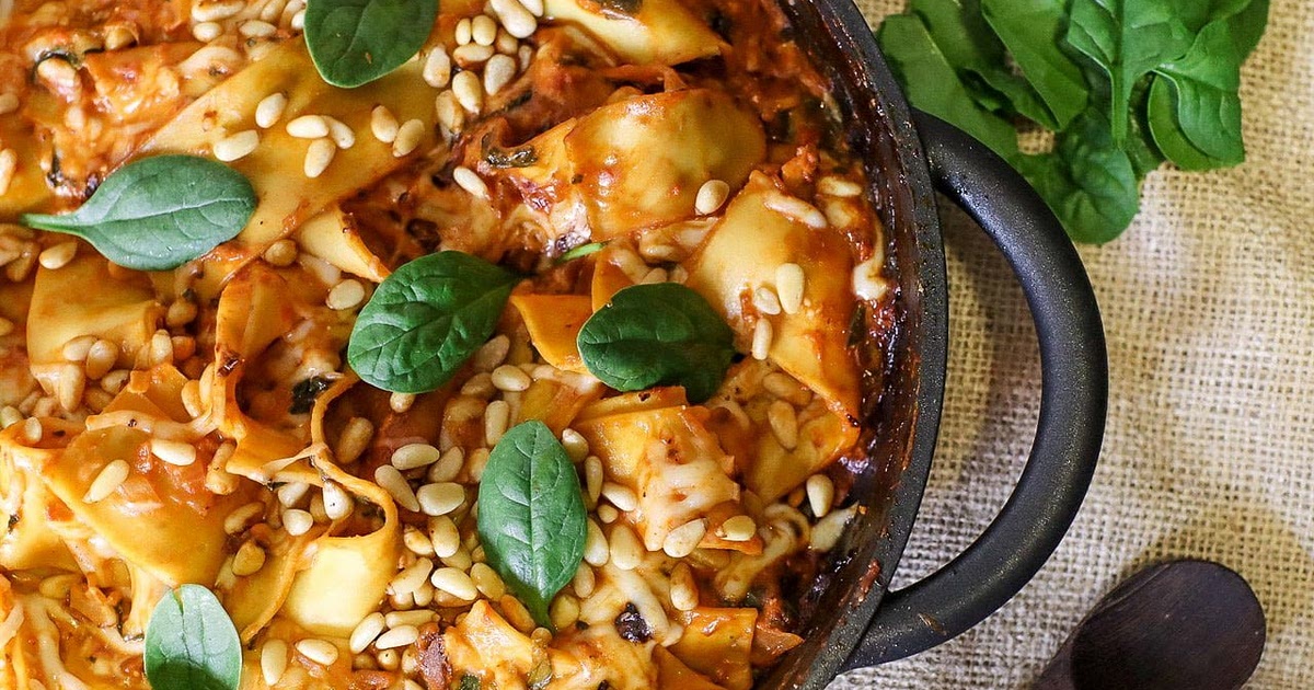 Vegetarian Skillet Lasagne Recipe | Samsung Food App