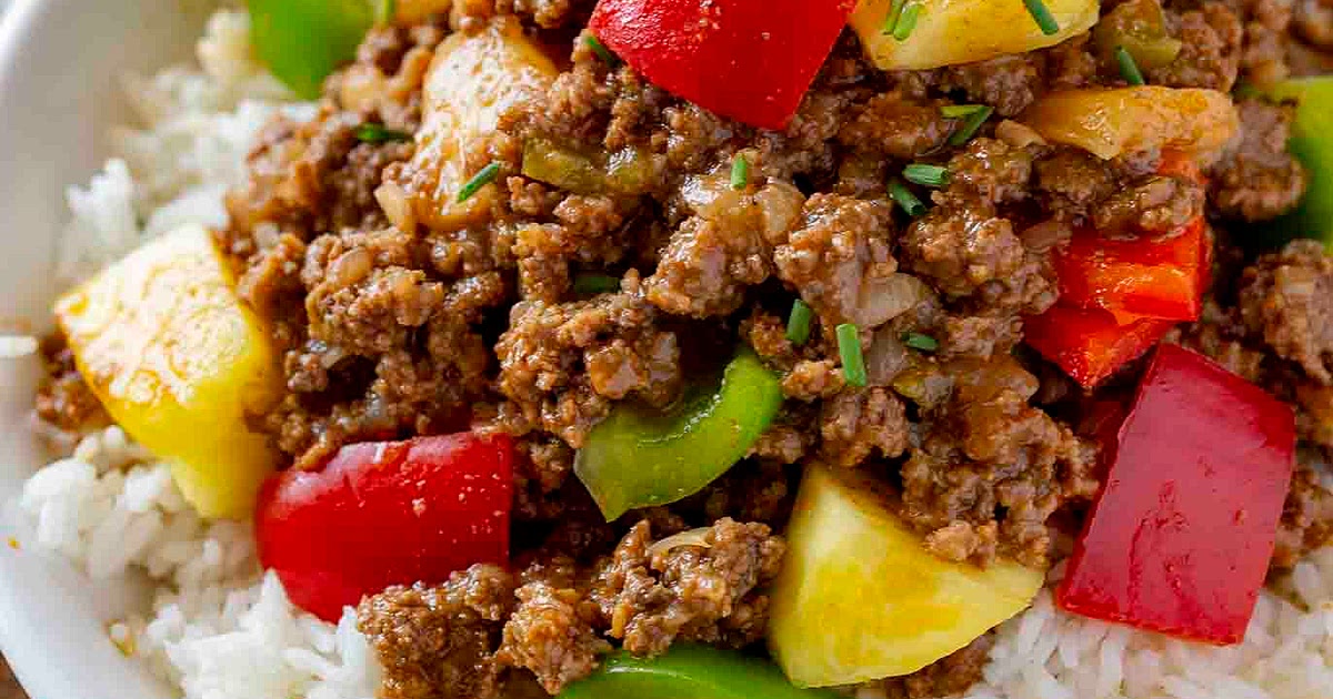 Ground Hawaiian Beef Recipe | Samsung Food App