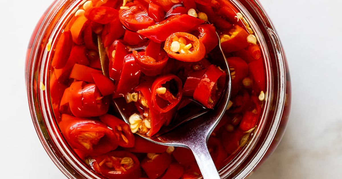 Easy quick pickled chillies Recipe | Samsung Food App