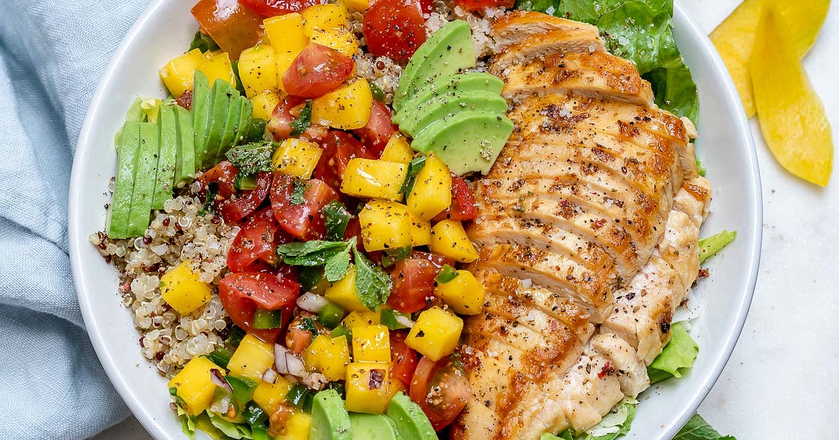 Mango Salsa Chicken Bowls Recipe | Samsung Food App