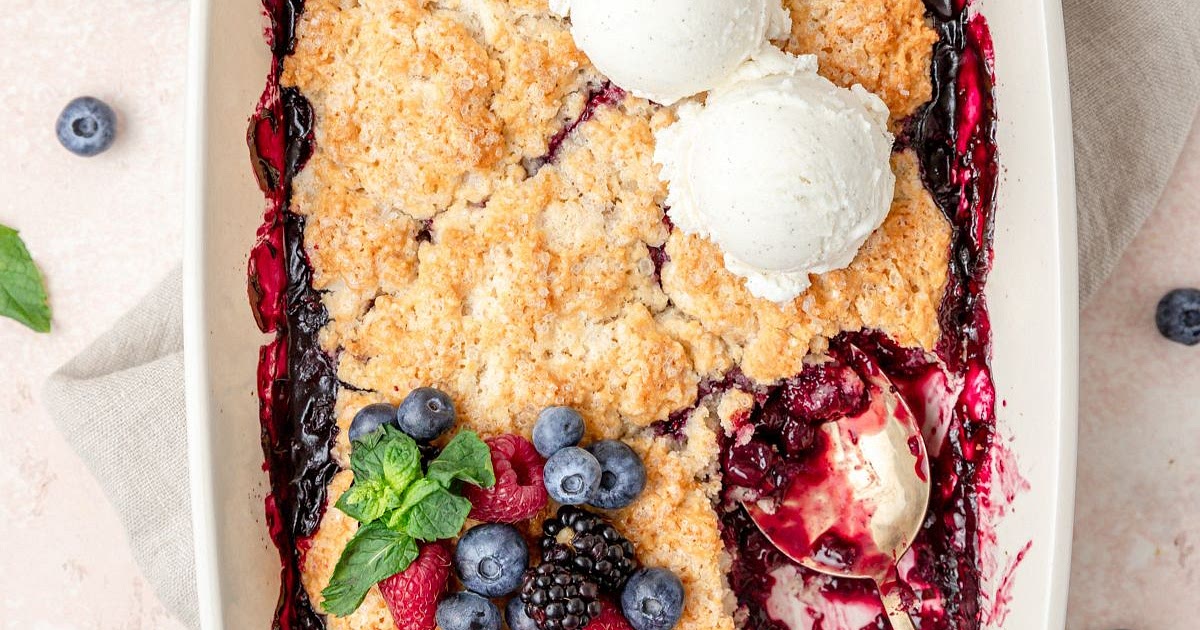 Mixed Berry Cobbler Recipe | Samsung Food App