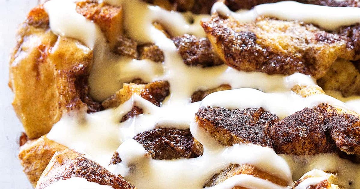 Cinnamon Roll Breakfast Bake Recipe | Samsung Food App