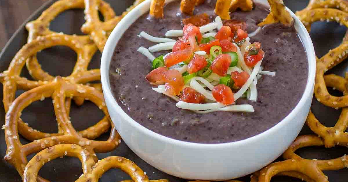 Easy 5-Minute Black Bean Veggie Dip With Jalapenos Recipe | Samsung Food App