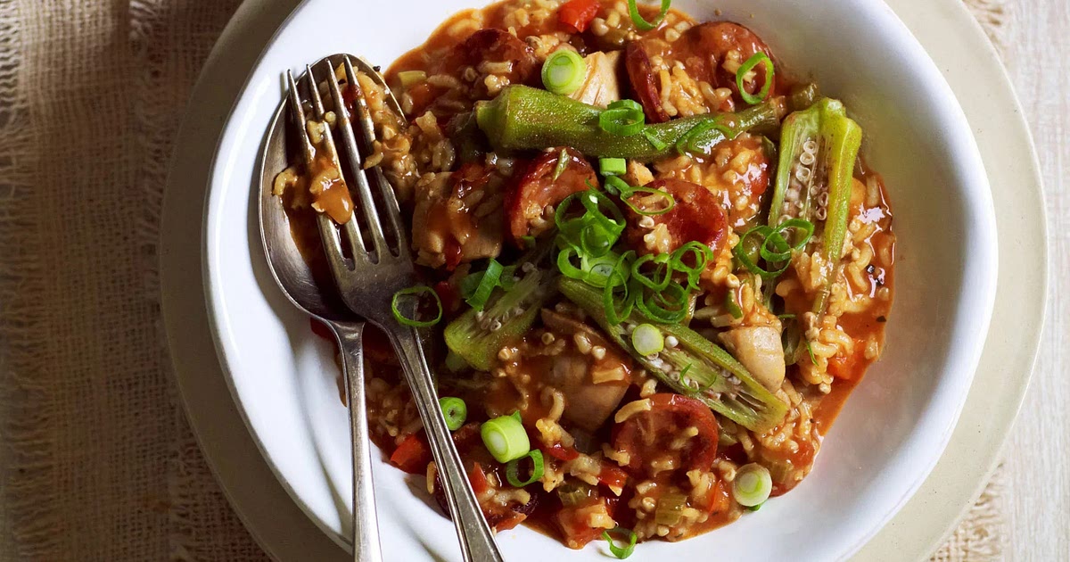 Chicken, chorizo and okra gumbo Recipe | Samsung Food App