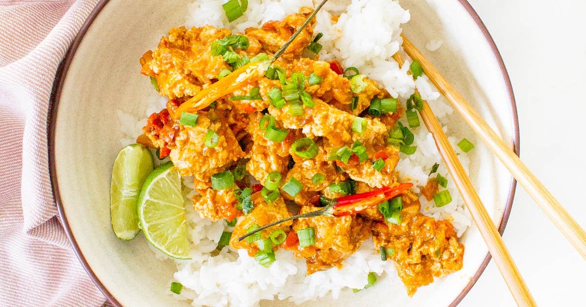 Spicy Peanut Tofu Bowls Recipe | Samsung Food App