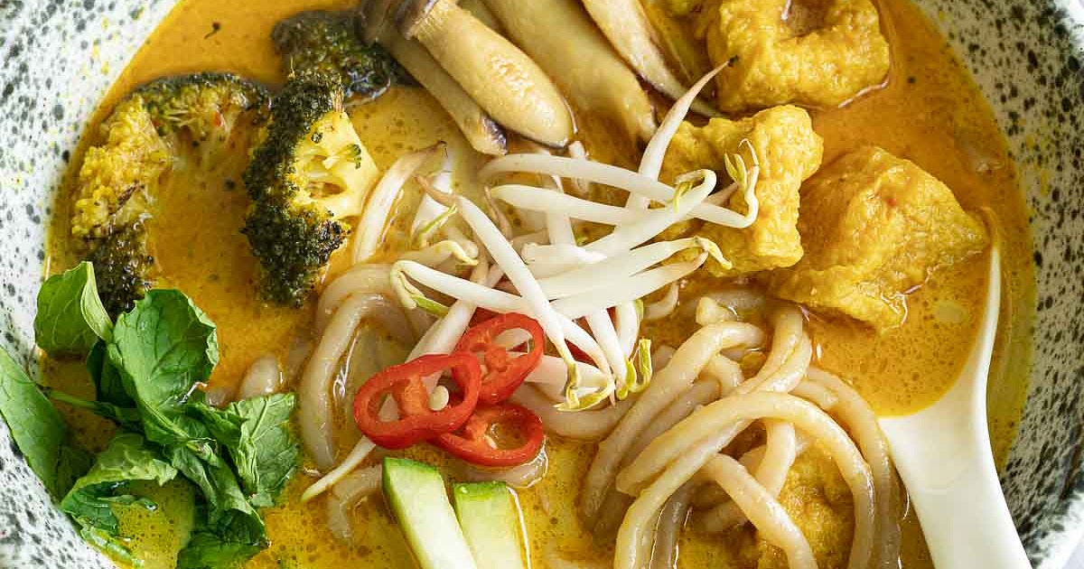 Vegan Laksa Curry Noodle Soup Recipe | Samsung Food App