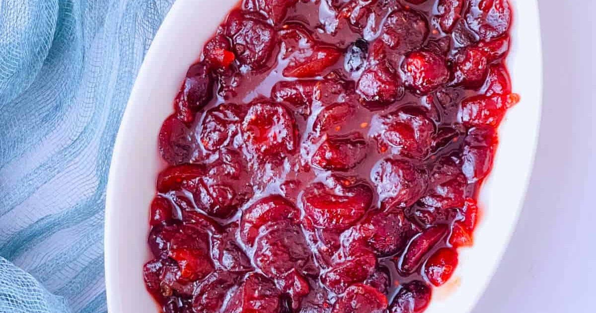 Cranberry Sauce using Dried Cranberries Recipe | Samsung Food App