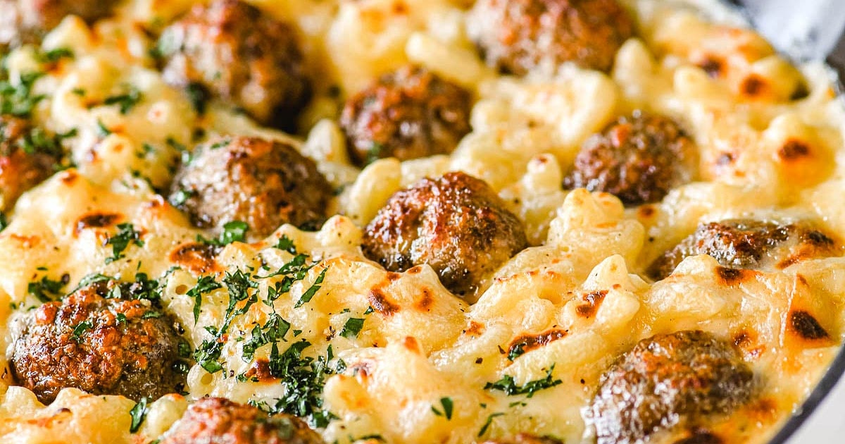 Meatball Macaroni and Cheese Recipe | Samsung Food App