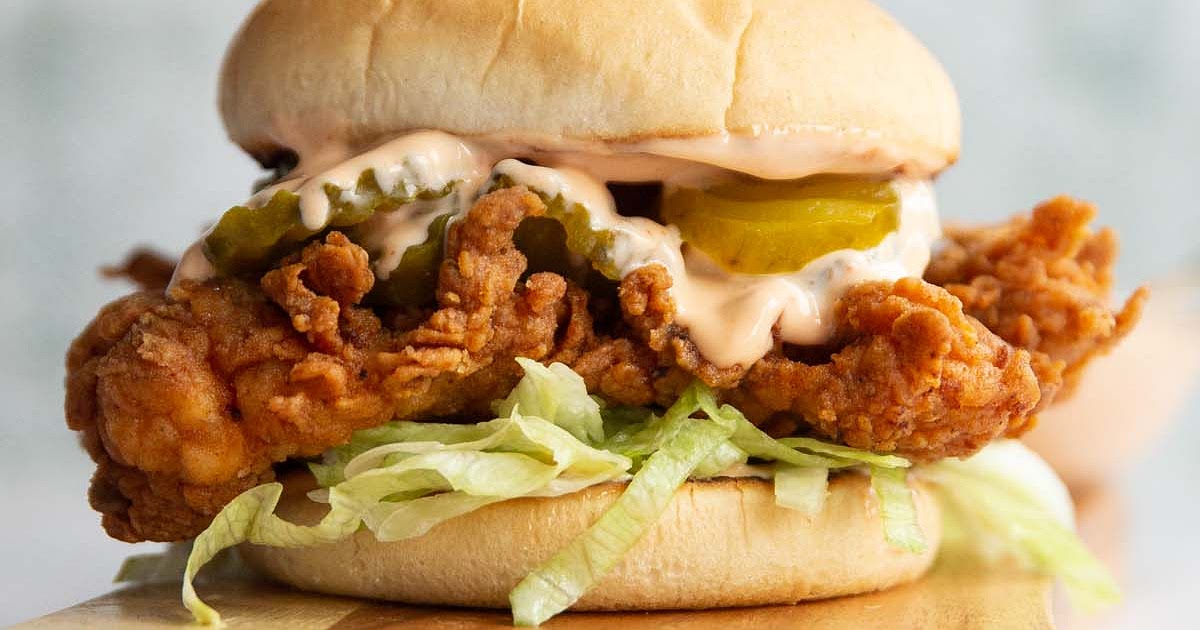 Classic Fried Chicken Sandwich Recipe | Samsung Food App