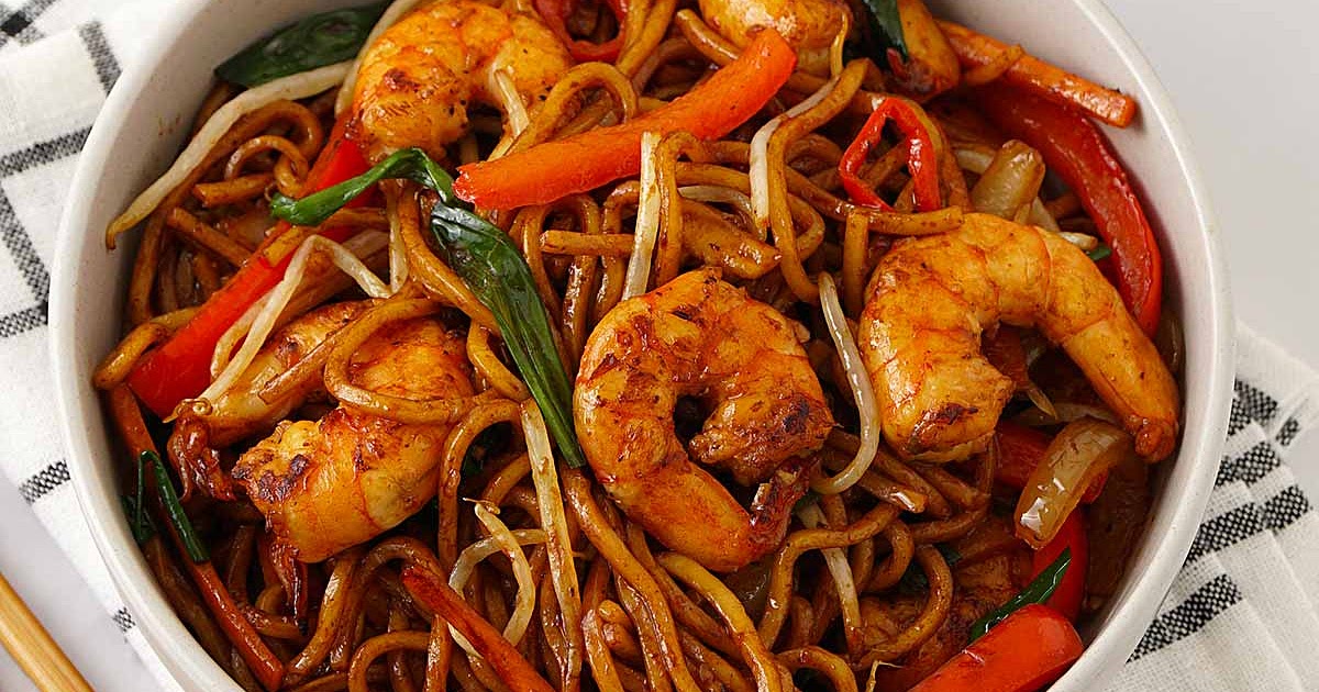Prawn Chow Mein Recipe | Samsung Food App