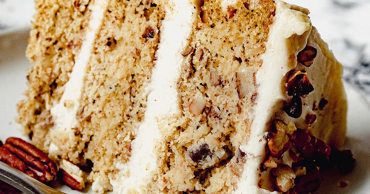Butter Pecan Cake with Cream Cheese Frosting Recipe | Samsung Food App