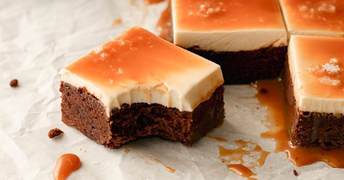 Salted Caramel Cheesecake Brownies Recipe | Samsung Food App