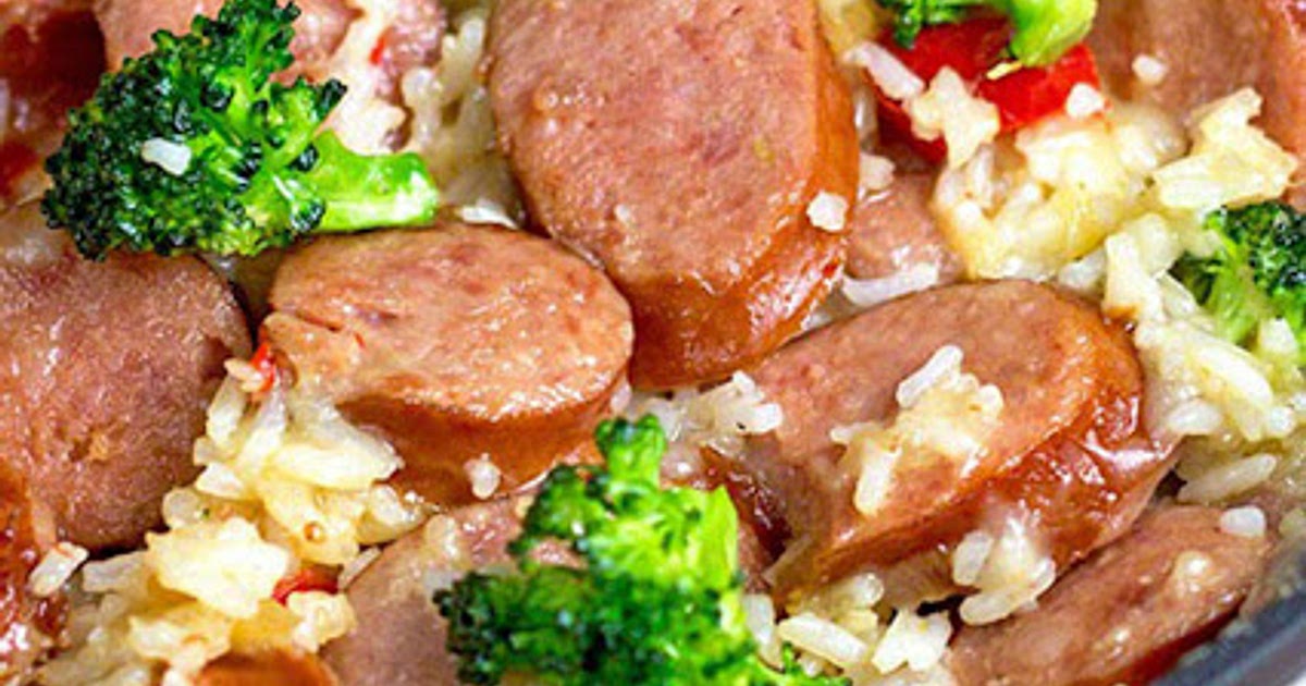 Smoked Sausage & Cheesy Rice Recipe | Samsung Food App