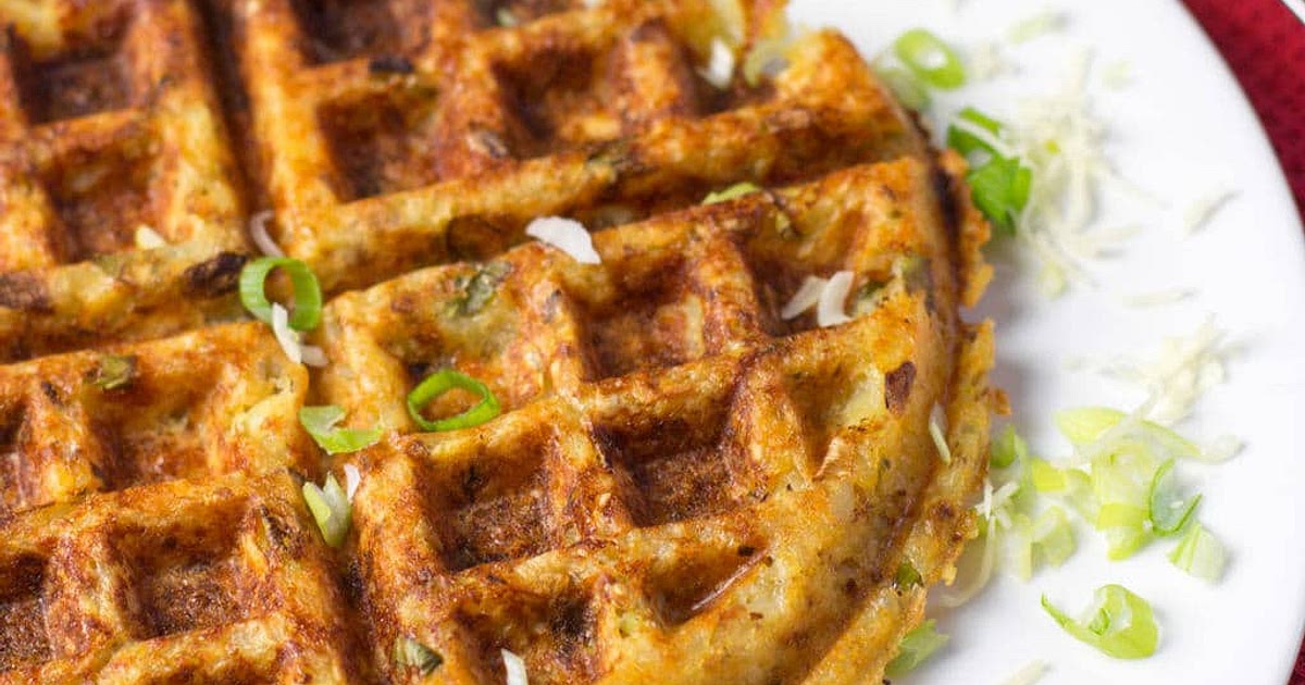 Potato, Cheese and Onion Waffles | Slimming & Weight Watchers Friendly Recipe | Samsung Food App
