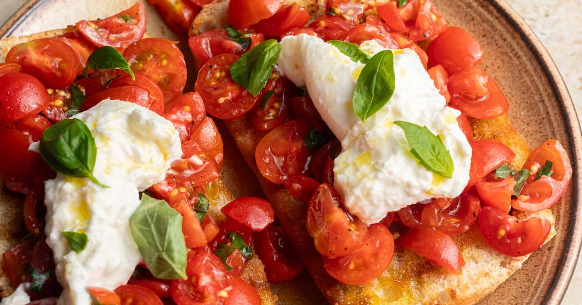 Burrata Bruschetta Recipe | Samsung Food App