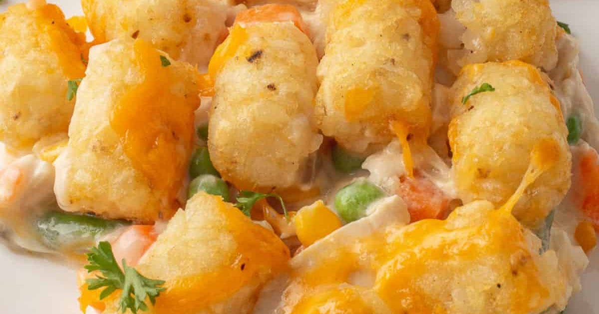 The BEST Chicken Tater Tot Casserole (Easy to Make!) Recipe | Samsung Food App