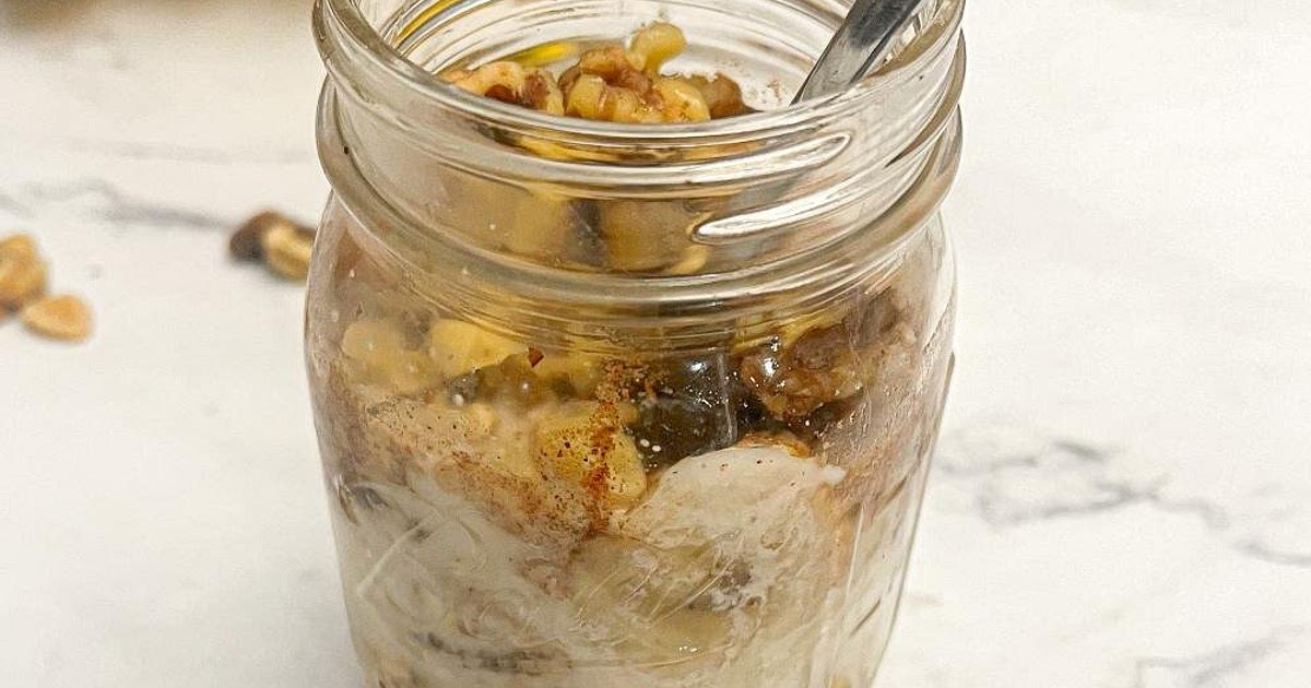 Banana Nut Overnight Oats Recipe | Samsung Food App