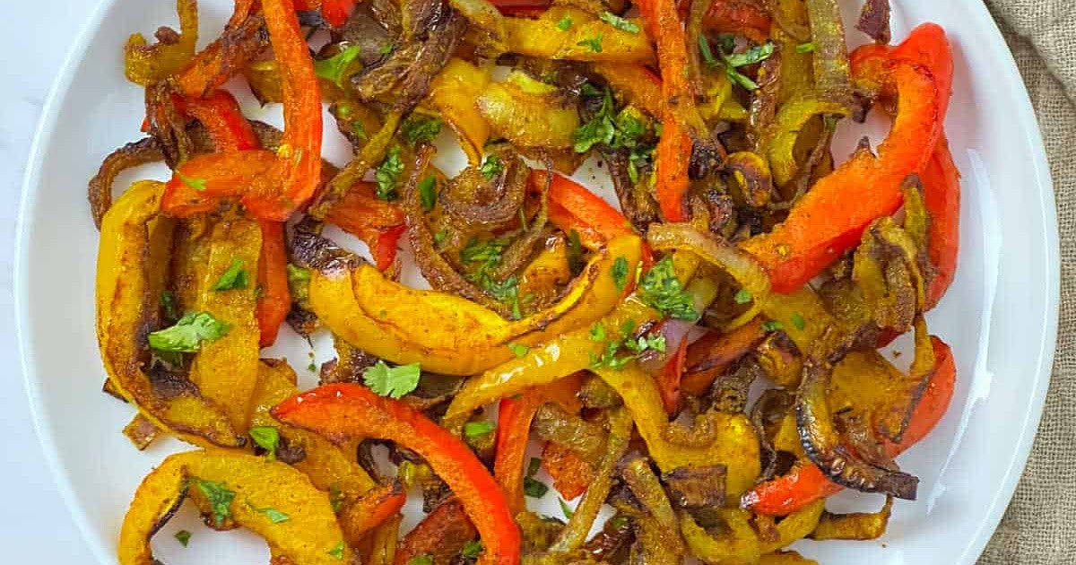 Roasted Curry Bell Peppers (Air Fryer) Recipe | Samsung Food App
