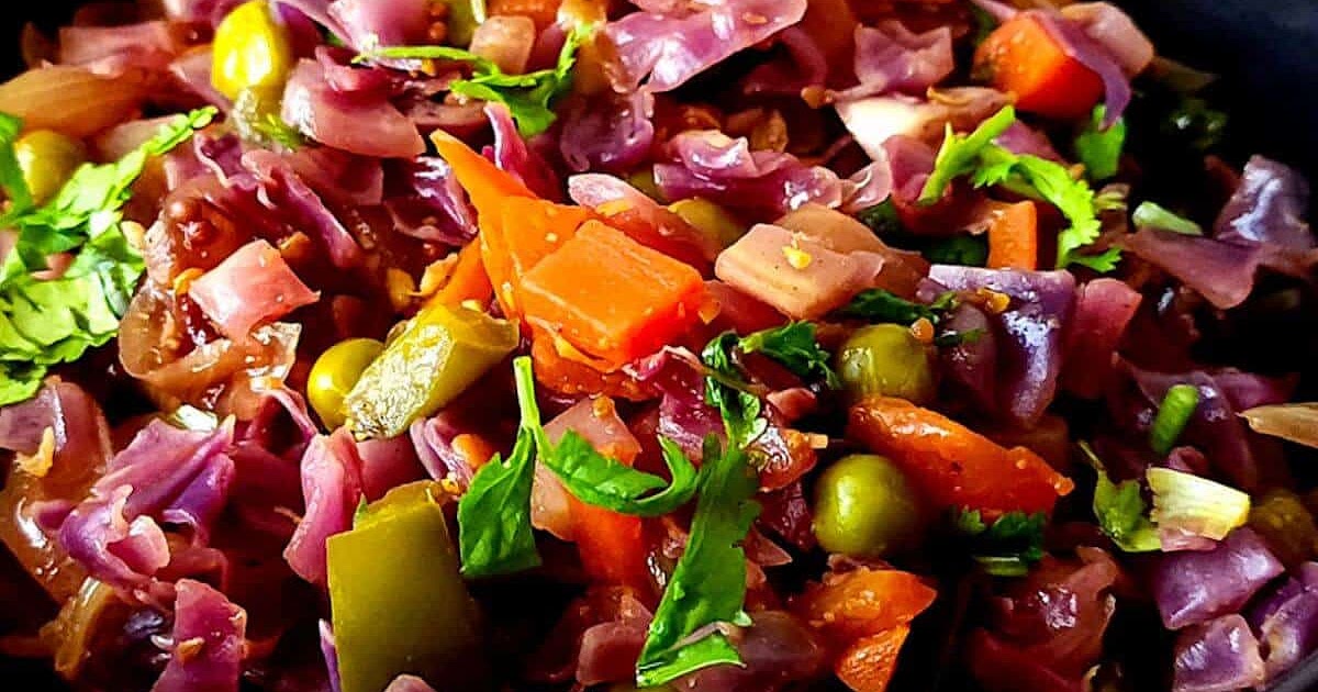 Easy Indian red cabbage stir fry Recipe | Samsung Food App