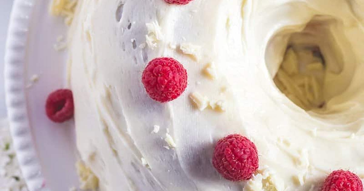 White Chocolate Raspberry Bundt Cake Recipe | Samsung Food App