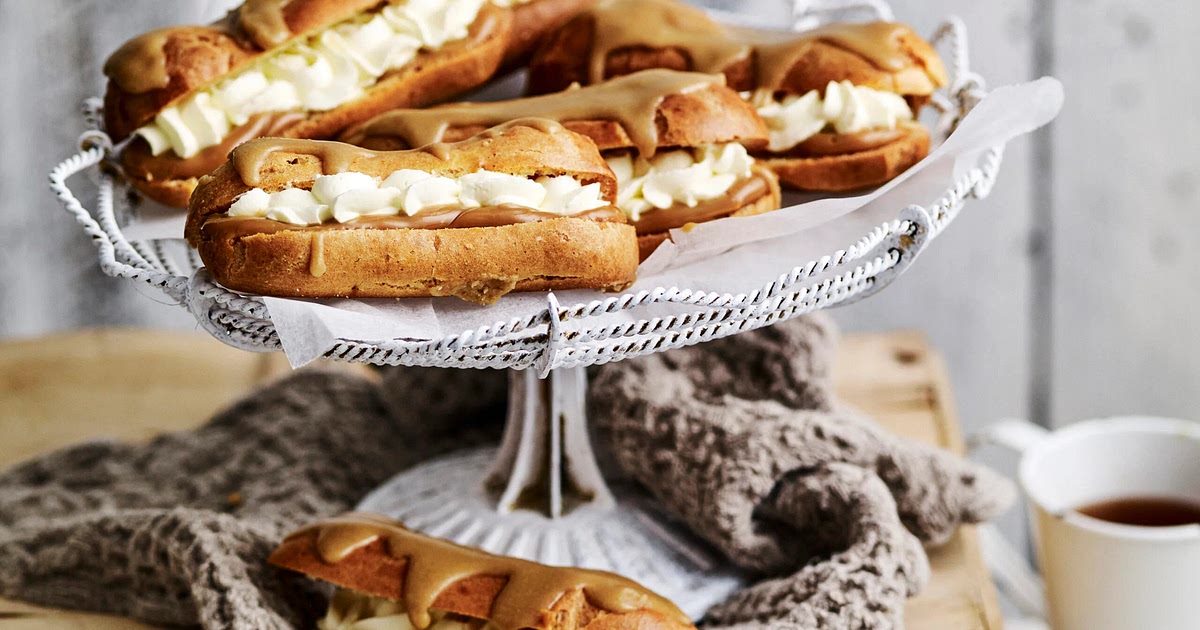 Caramel éclairs Recipe | Samsung Food App