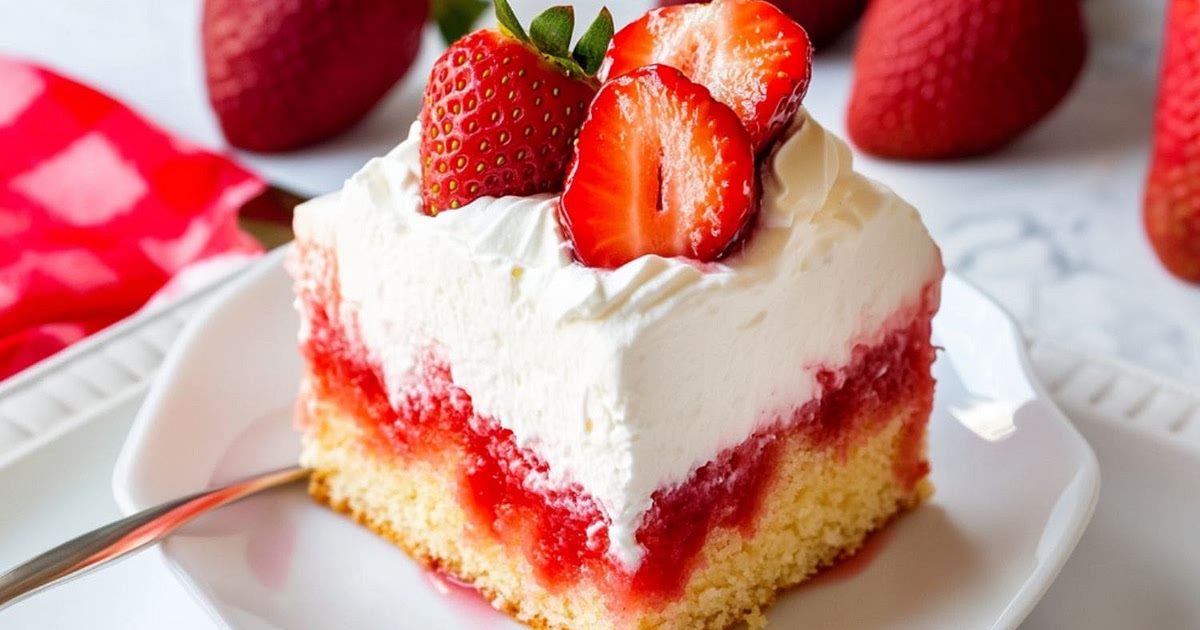 Jello Poke Cake Recipe | Samsung Food App