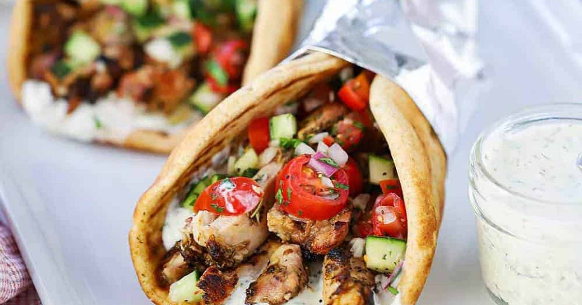 Chicken Gyro with Tzatziki Sauce Recipe | Samsung Food App
