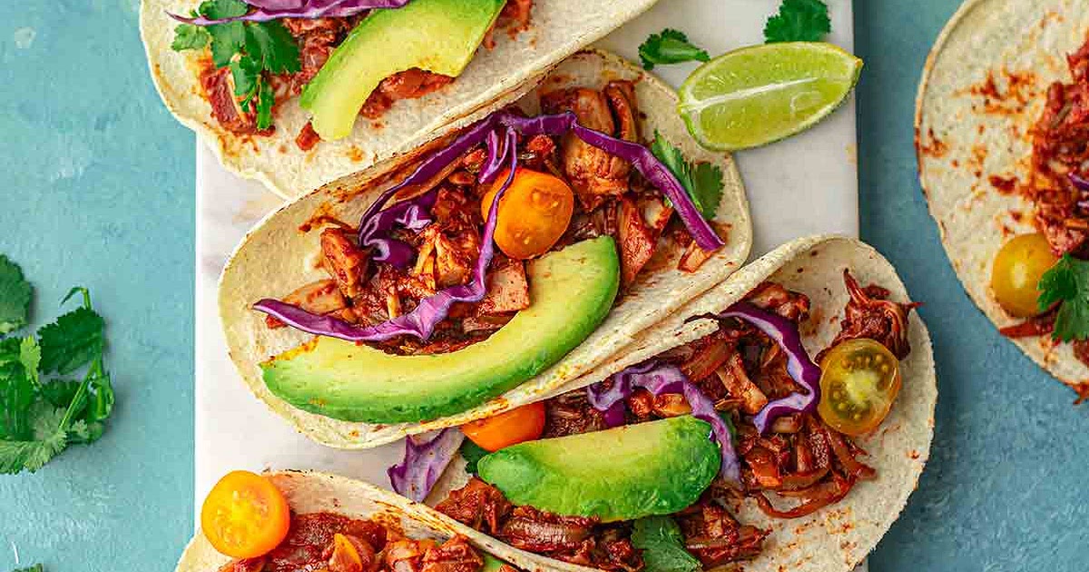BBQ Jackfruit Tacos with homemade tortillas Recipe | Samsung Food App