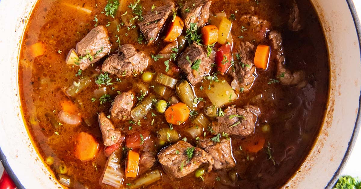 Vegetable Beef Soup Recipe | Samsung Food App