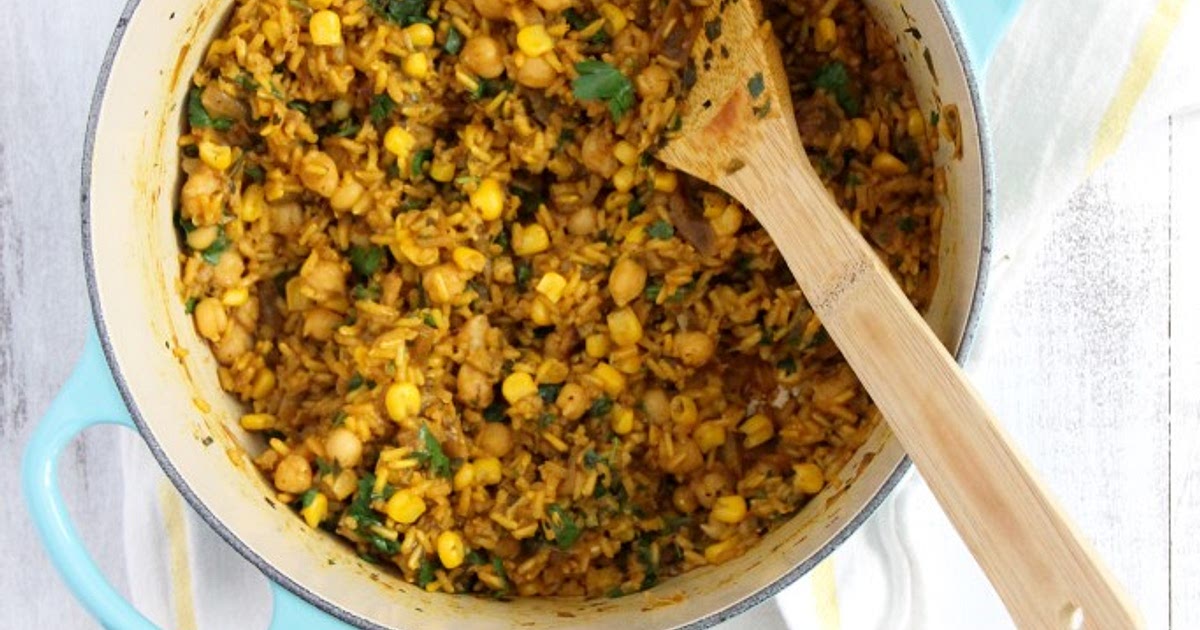One Pot Brazilian Chickpeas and Rice Recipe | Samsung Food App