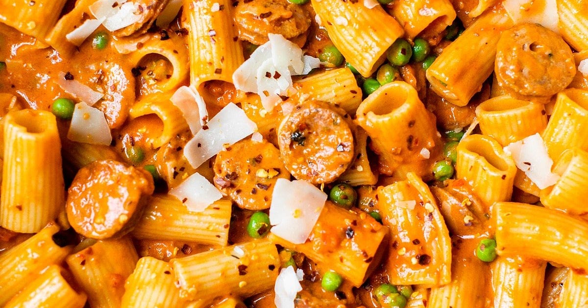 Italian Chicken Sausage Pasta Recipe | Samsung Food App