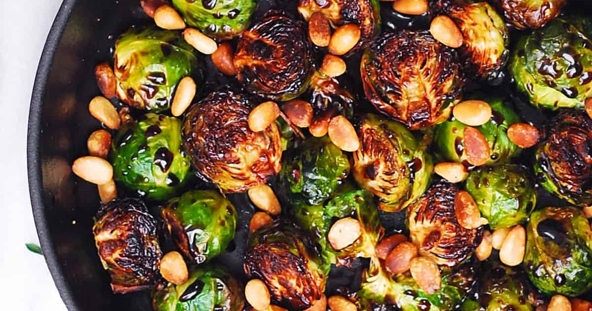 Brussels Sprouts with Balsamic Glaze Recipe | Samsung Food App