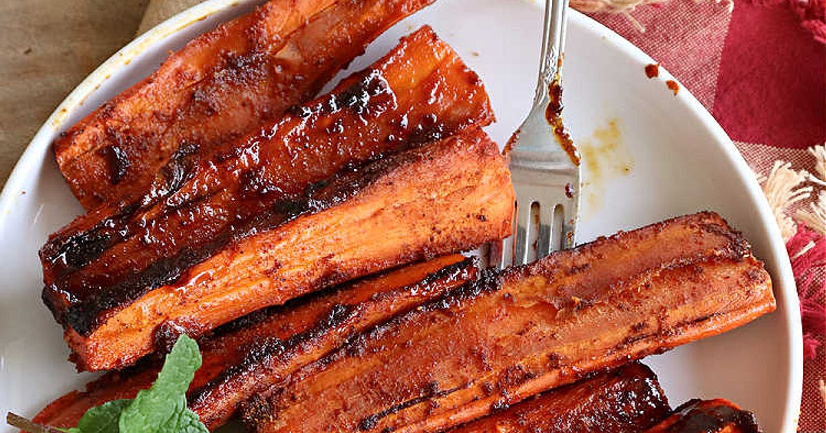 Spicy Honey-Brushed Carrots Recipe | Samsung Food App