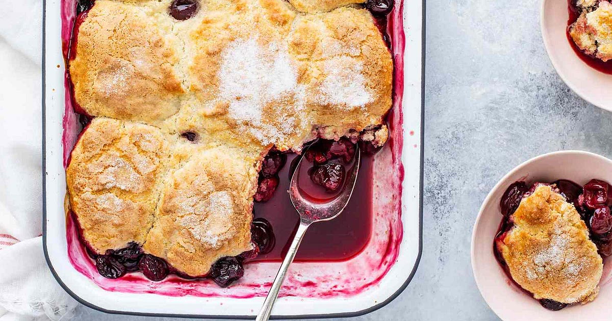 Sweet Cherry Cobbler Recipe | Samsung Food App