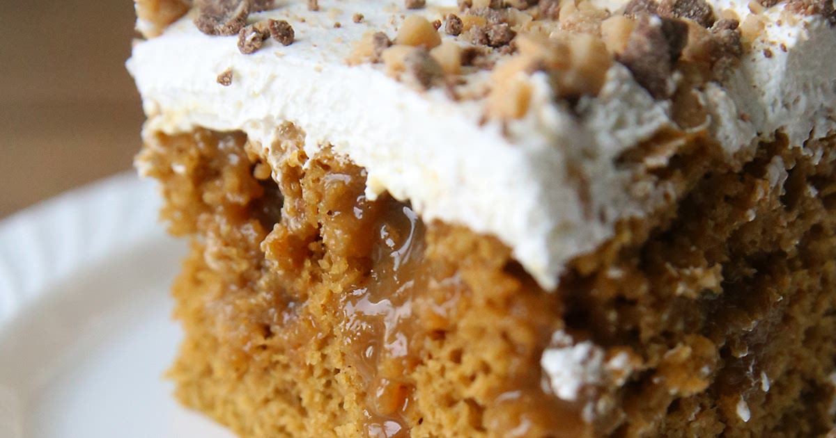 Caramel Pumpkin Poke Cake Recipe | Samsung Food App