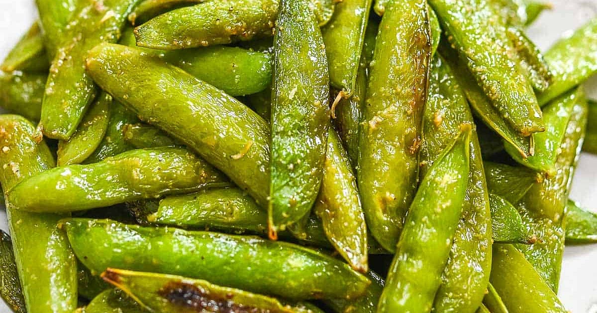 Oven-Roasted Sugar Snap Peas Recipe | Samsung Food App