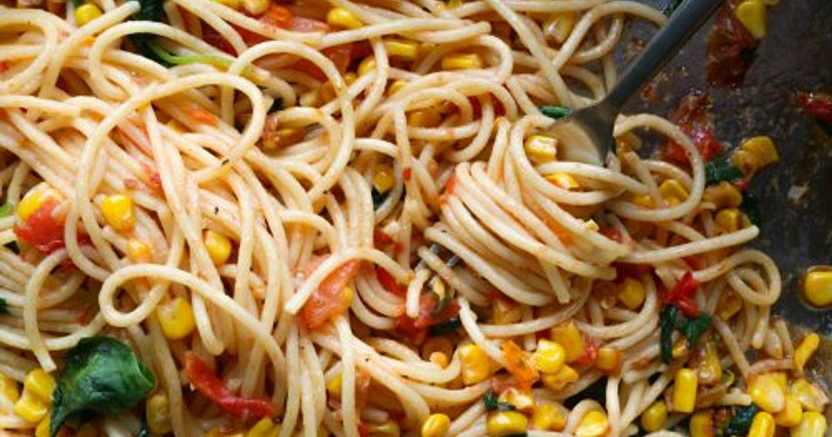 Summer Pasta with Corn Recipe | Samsung Food App