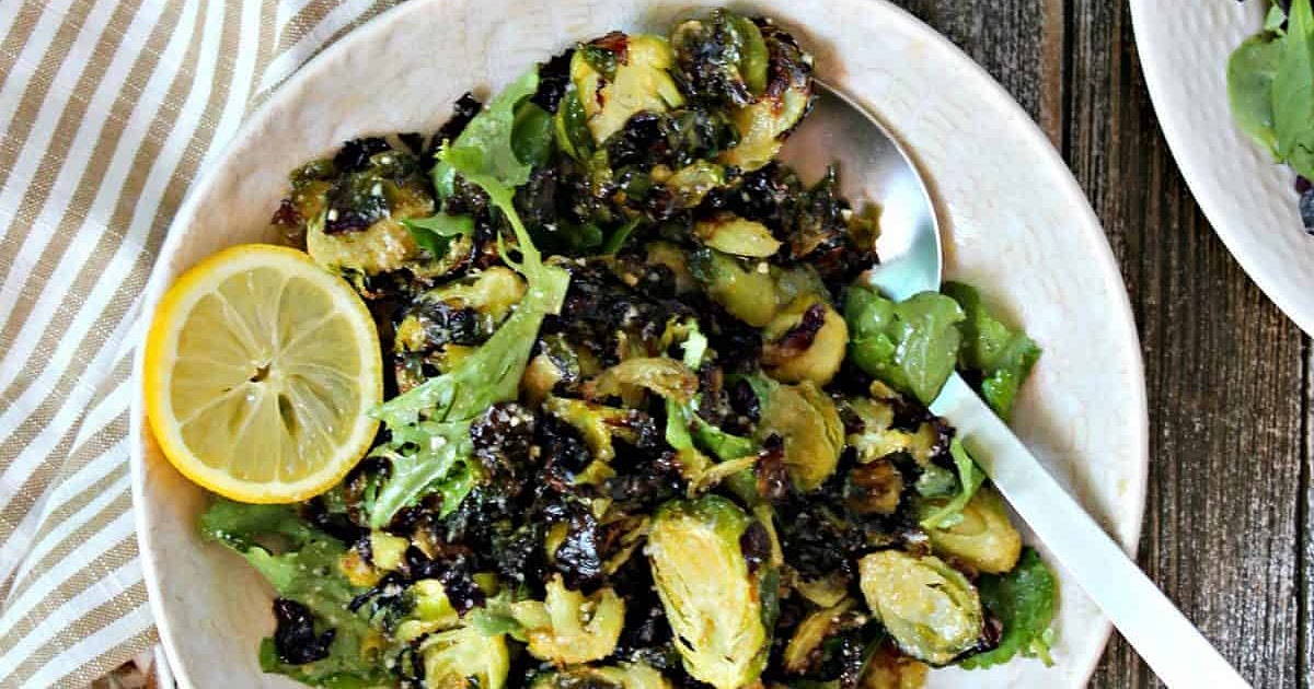 Lemon Parmesan Roasted Brussels Sprouts Recipe | Samsung Food App