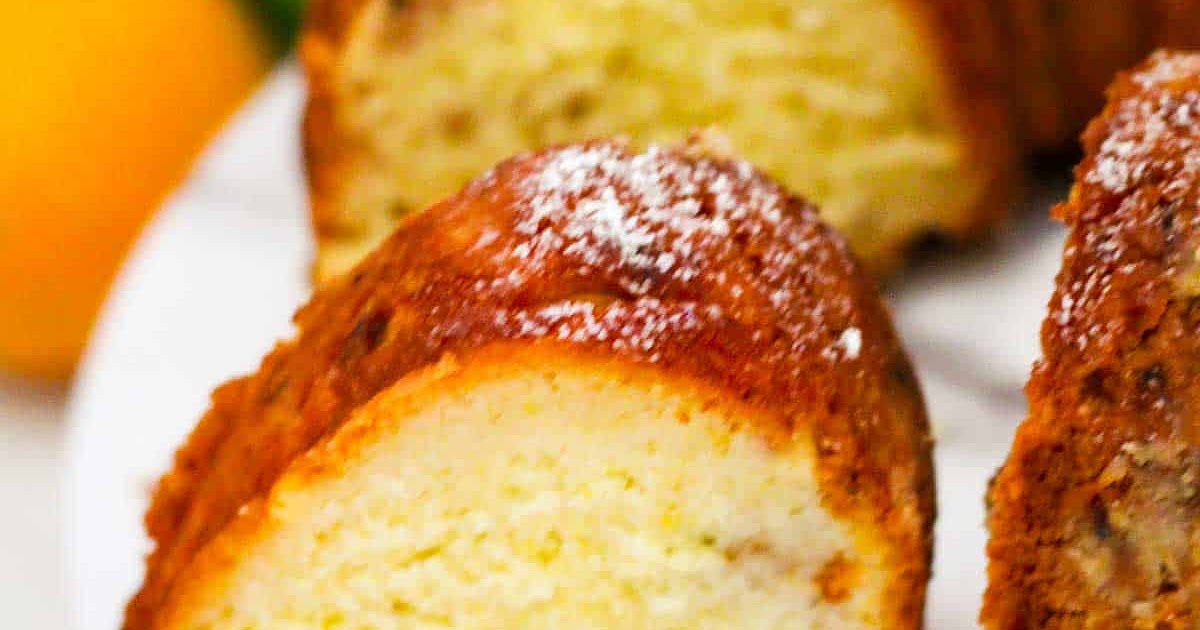 Orange Bundt Cake with Walnuts Recipe | Samsung Food App