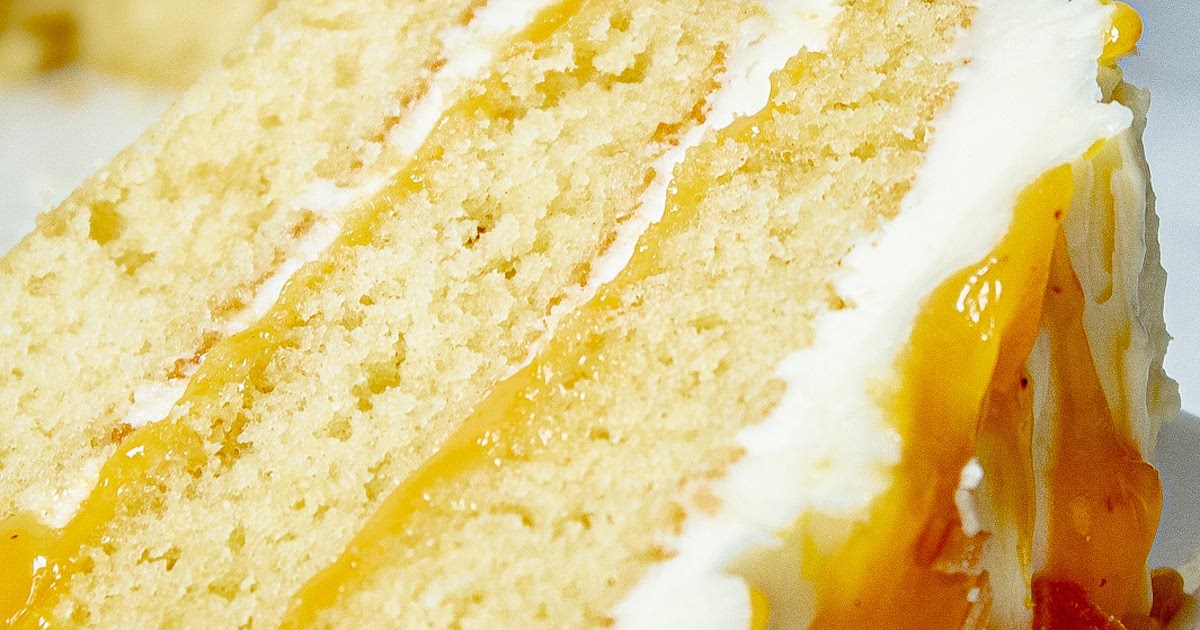 Passionfruit Cake with White Chocolate Swiss Meringue Buttercream Recipe | Samsung Food App