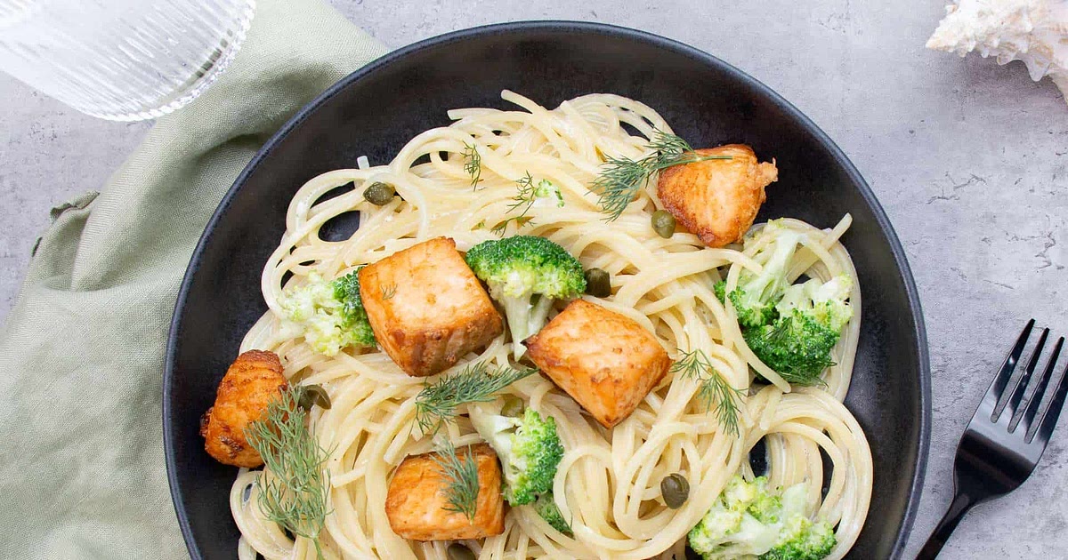 Salmon and Broccoli Pasta Recipe | Samsung Food App