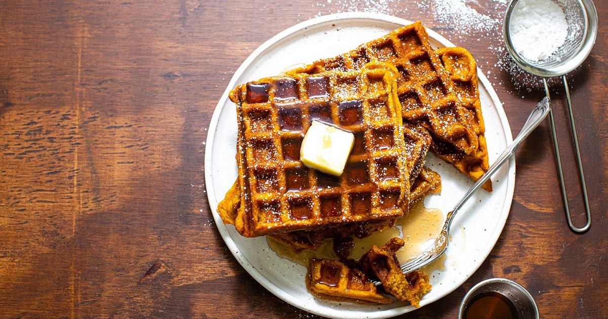 Pumpkin Waffles Recipe | Samsung Food App