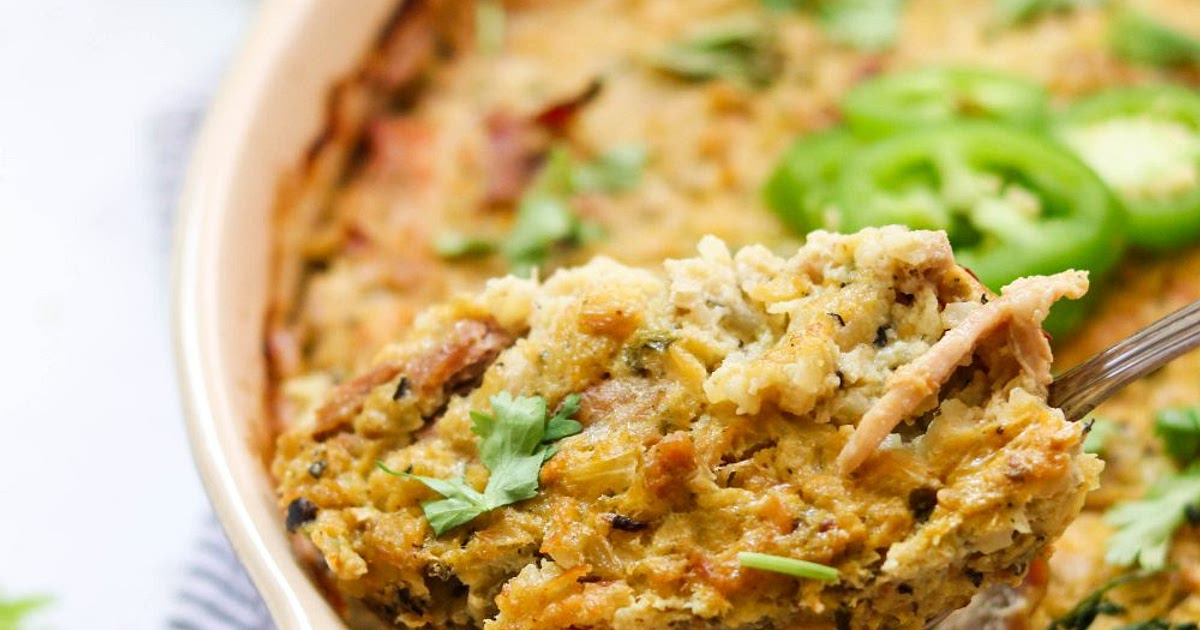Salsa Verde Paleo Pulled Pork Casserole (Whole30, Low Carb) Recipe | Samsung Food App