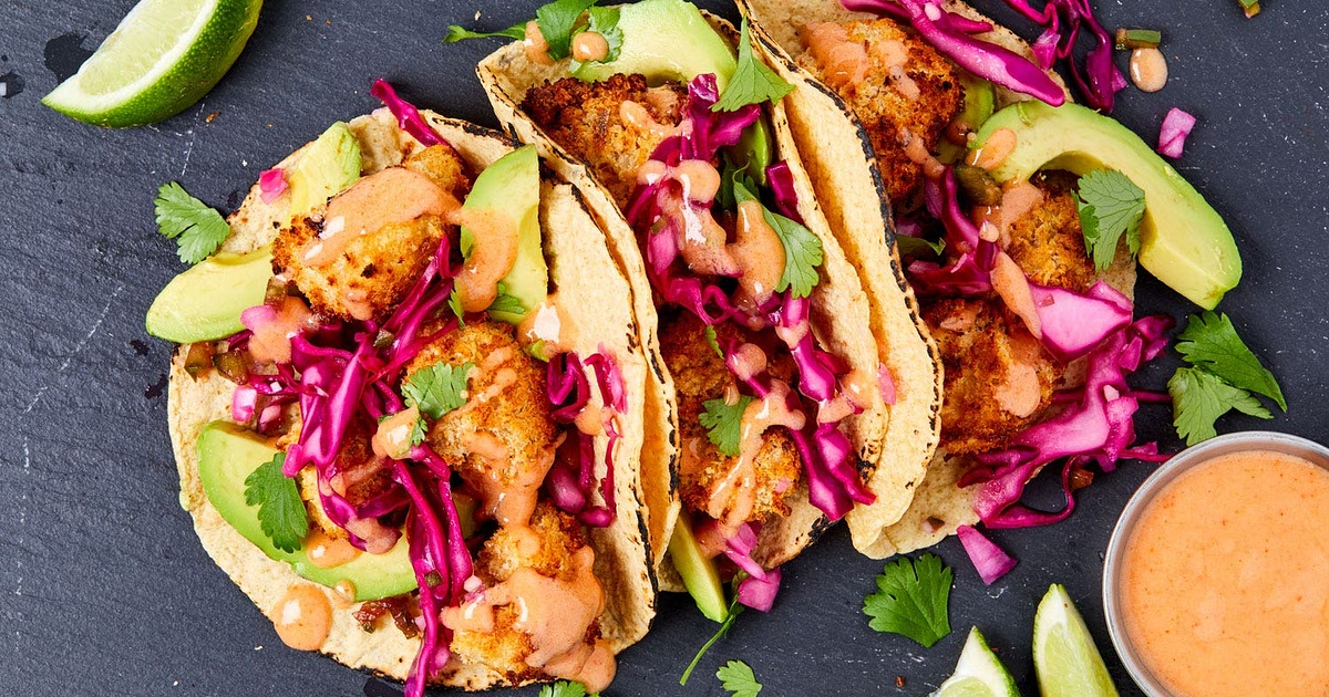 Air Fryer Cauliflower Tacos Recipe | Samsung Food App