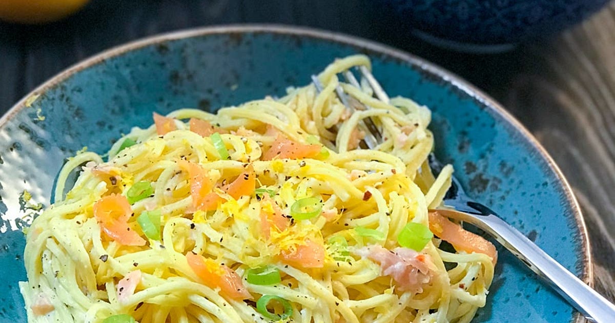 Creamy Smoked Salmon Spaghetti | Slimming & Weight Watchers Friendly Recipe | Samsung Food App