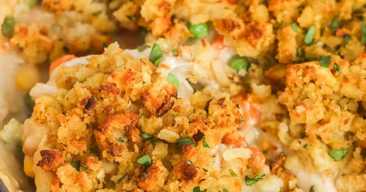 Chicken Stuffing Casserole Recipe | Samsung Food App