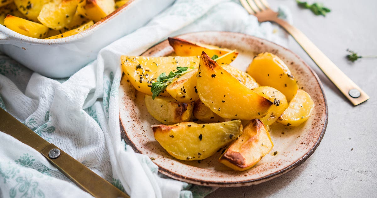 Ellinikos Lemoni Patatas (Greek Lemon Potatoes) Recipe | Samsung Food App