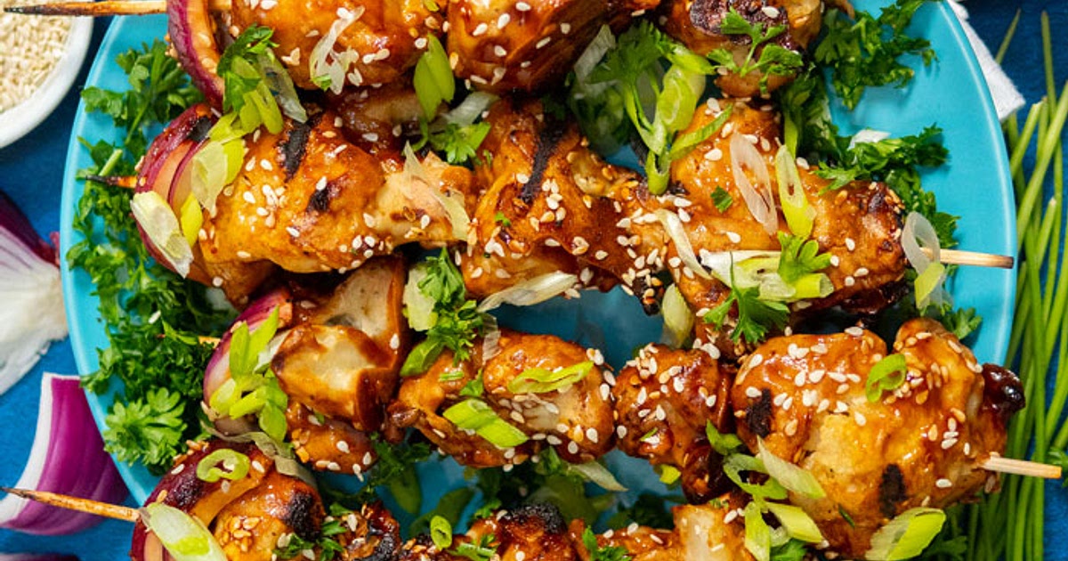 Korean Cauliflower Wings | BBQ Skewers Recipe | Samsung Food App