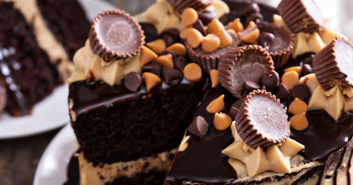 Moist Chocolate Cake with Peanut Butter Frosting Recipe | Samsung Food App