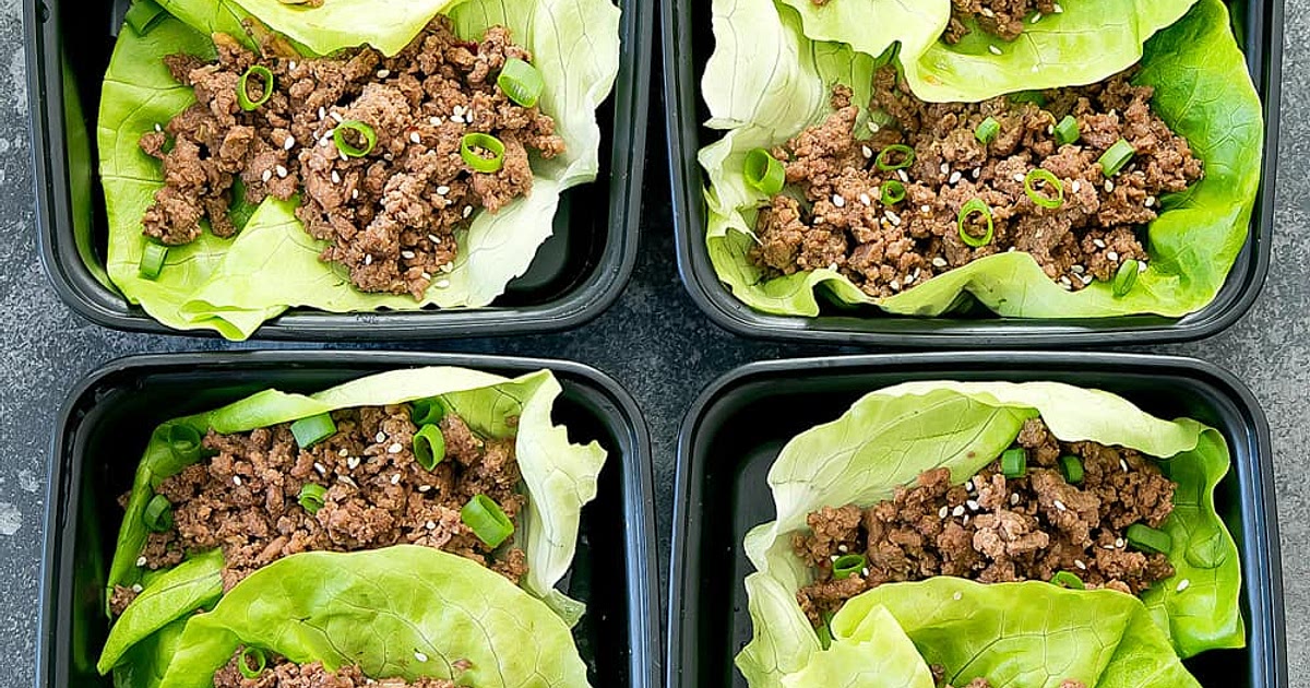 Korean Beef Lettuce Wraps Meal Prep Recipe | Samsung Food App